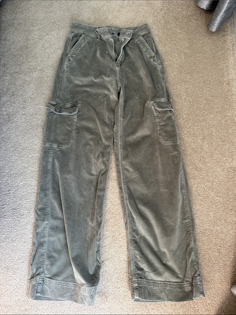 American Eagle olive green corduroy pants